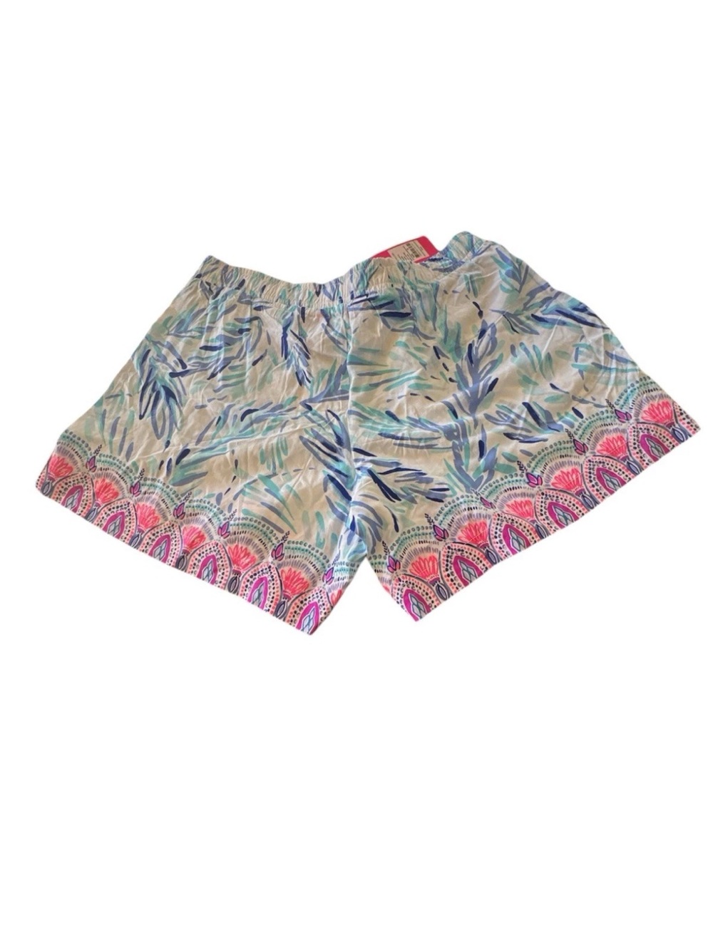 Lilly Pulitzer Katia Short  High Tide Via Amor Flamingo Shorts Size Medium NWT